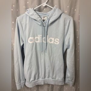 Adidas Sky Blue Pullover Hoodie